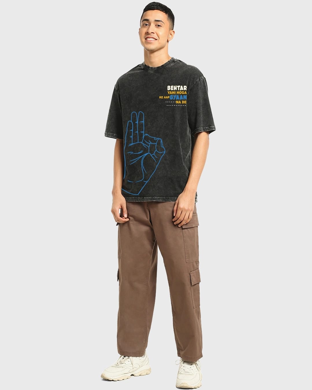 Gyaan Mudra Oversized Tee